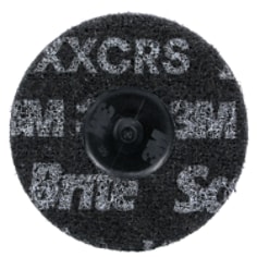 A Scotch-Brite Roloc Precision Heavy Duty SurCon Disc, HD-DR, X-Extra Coarse, 60+, TR, 3in