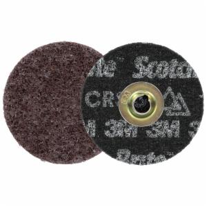 Scotch-Brite Roloc Precision Heavy Duty Surface Conditioning Disc, HD-DM, Coarse 120+, TSM, 3 in, 25/Carton, 100 ea/Caseimage