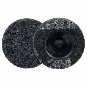 Scotch-Brite Roloc Precision Heavy Duty Surface Conditioning Disc, HD-DR, Extra Coarse 80+, TR, 2 in, 25/Carton, 100 ea/Caseimage