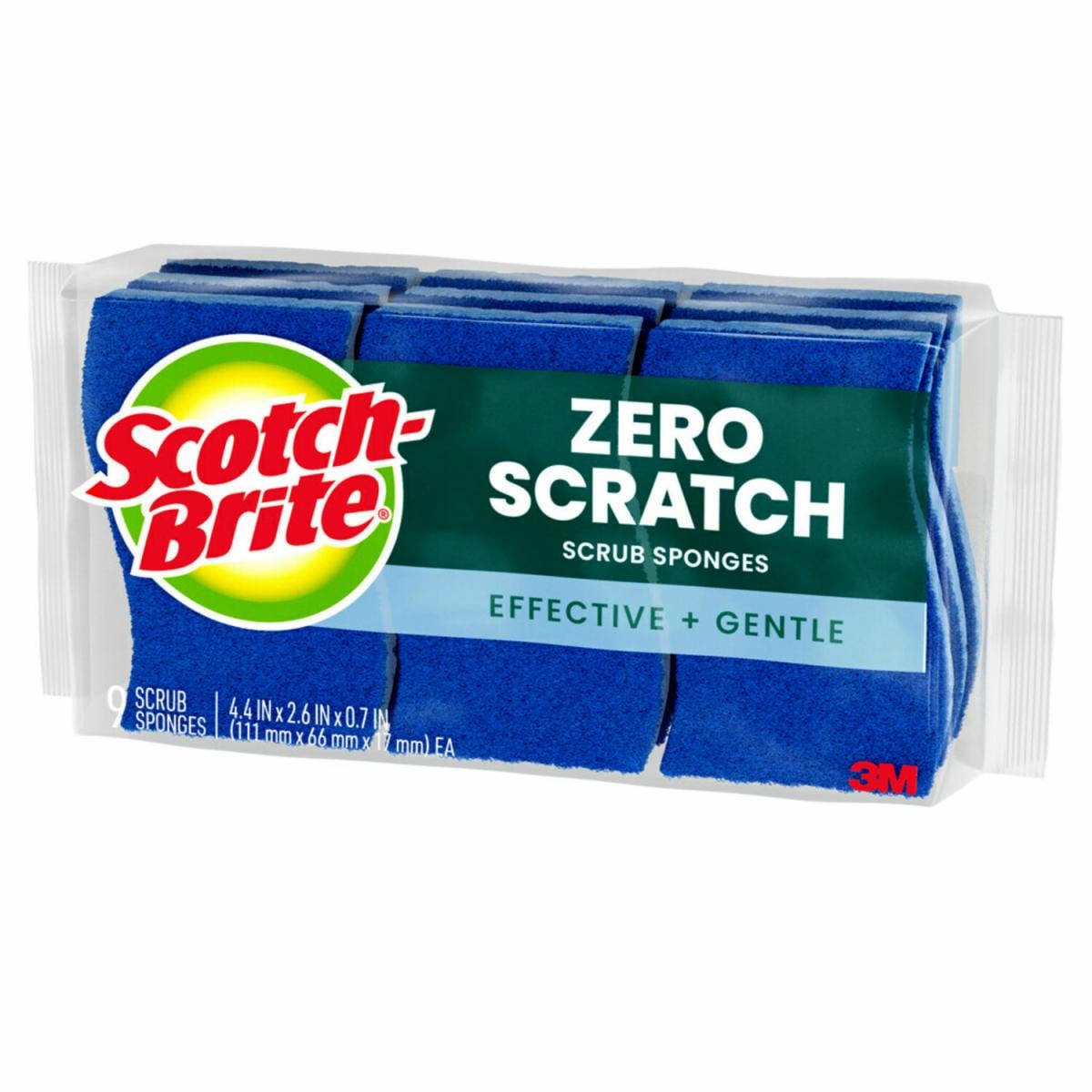 Scotch-Brite Zero Scratch Scrub Sponge 529-5
