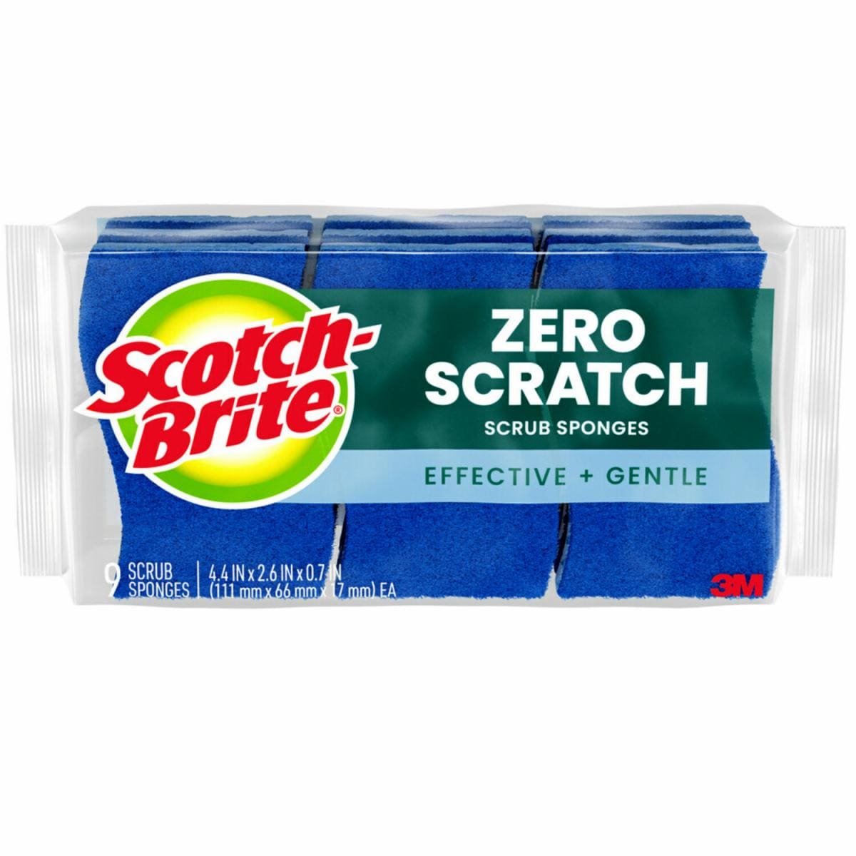 Scotch-Brite Zero Scratch Scrub Sponge 529-5