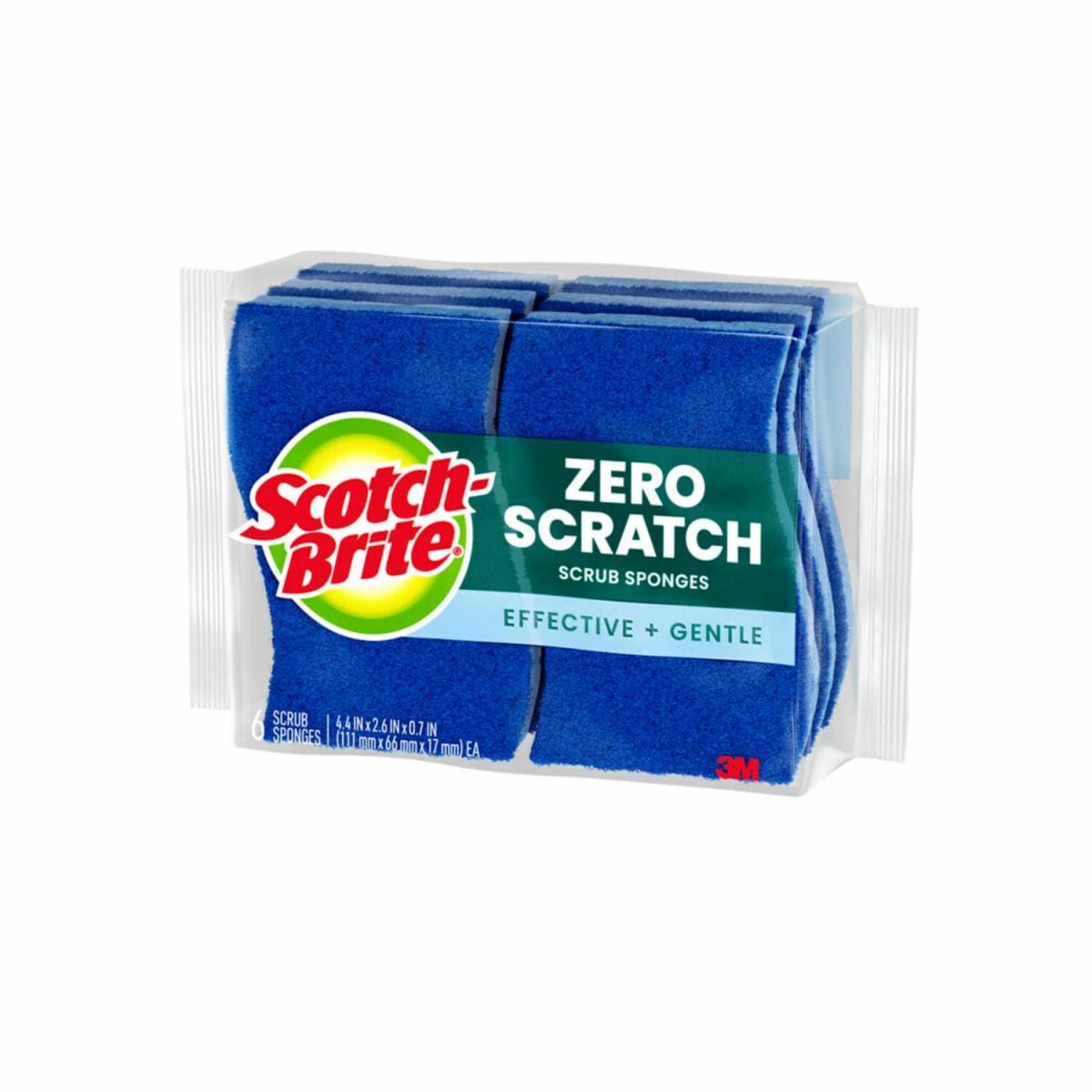 Scotch-Brite Zero Scratch Scrub Sponge 526-6