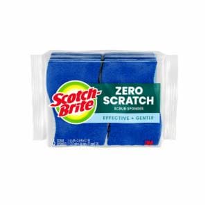 Scotch-Brite Zero Scratch Scrub Sponge 526-6, 6 each/pack, 6 packs/caseimage