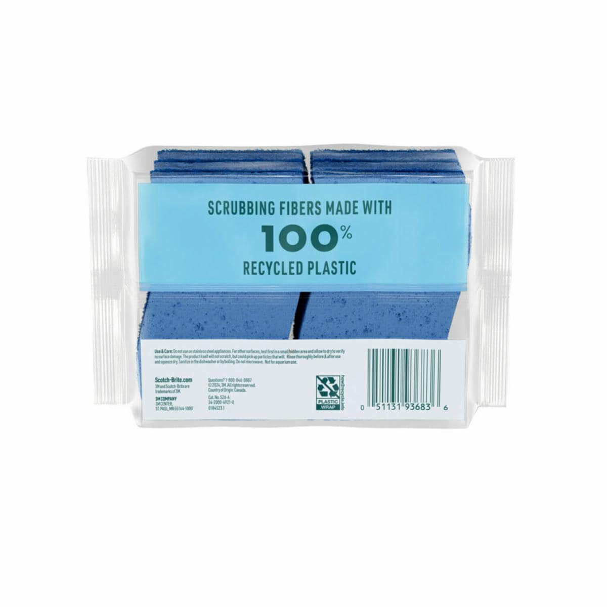 Scotch-Brite Zero Scratch Scrub Sponge 526-6