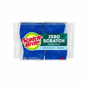 Scotch-Brite Zero Scratch Scrub Sponge 524-9, 4 each/pack, 9 packs/case image Scotch-Brite Zero Scratch Scrub Sponge 524-9, 4 each/pack, 9 packs/caseimage