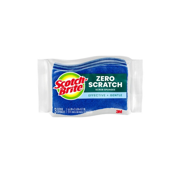 Scotch-Brite Zero Scratch Scrub Sponge MP-3-8-D