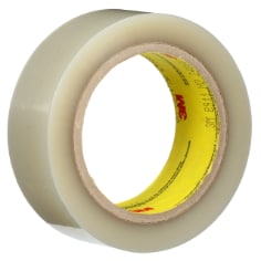 A roll of 3M Polyester Tape 8911, Transparent, 1 1/2 in x 72 yd, 2.3 mil,