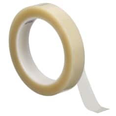 A roll of 3M Polyester Film Tape 853, Transparent, 3/4 in x 72 yd, 2.2 mil