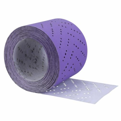 A 3M Cubitron II Hookit Clean Sanding Sheet Roll, 34467, 220+ grade, 115 mm x 12 m