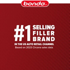 Bondo® #1 selling filler brand