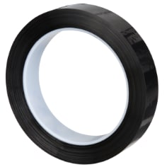 3M Polyester Film Tape 850, Black, 3/4 in x 72 yd, 1.9 mil, 48 Roll/Case