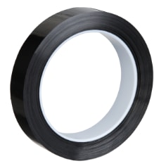 3M Polyester Film Tape 850, Black, 3/4 in x 72 yd, 1.9 mil, 48 Roll/Case