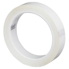 3M Polyester Film Tape 850, White, 3/4 in x 72 yd, 1.9 mil, 48 Roll/Case