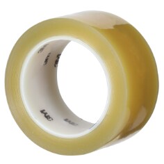 A roll of 3M Polyethylene Tape 483, Transparent, 2 in x 36 yd