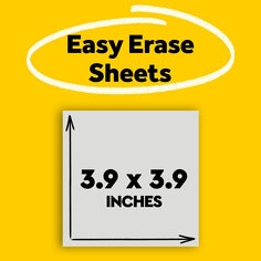 Post-it® Easy Erase Sheets, EE-4-4PK