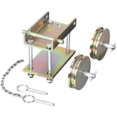 A 3M Protecta Confined Space Tripod Pulley with Winch Bracket 8000150