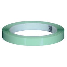 3M™ Polyester Tape 875, Green, 1/2 in x 72 yd, 2 mil