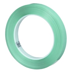 3M Polyester Tape 876, Green, 1/2 in x 72 yd, 3.1 mil