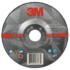 3M Cut & Grind Wheel, 06463, 36+, T27, 5 in x 1/8 in x 7/8 in