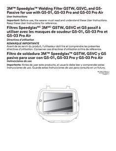 3M™ Speedglas™ G5-01 Welding Helmet Powered Air System | 3M