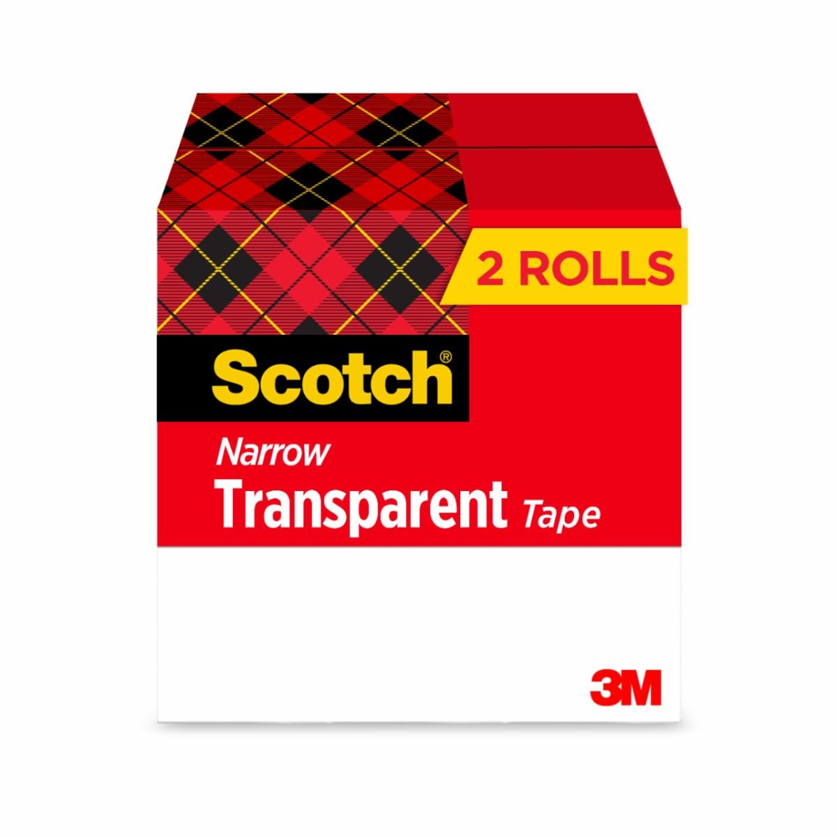 Scotch Transparent Tape 600-2P12-72