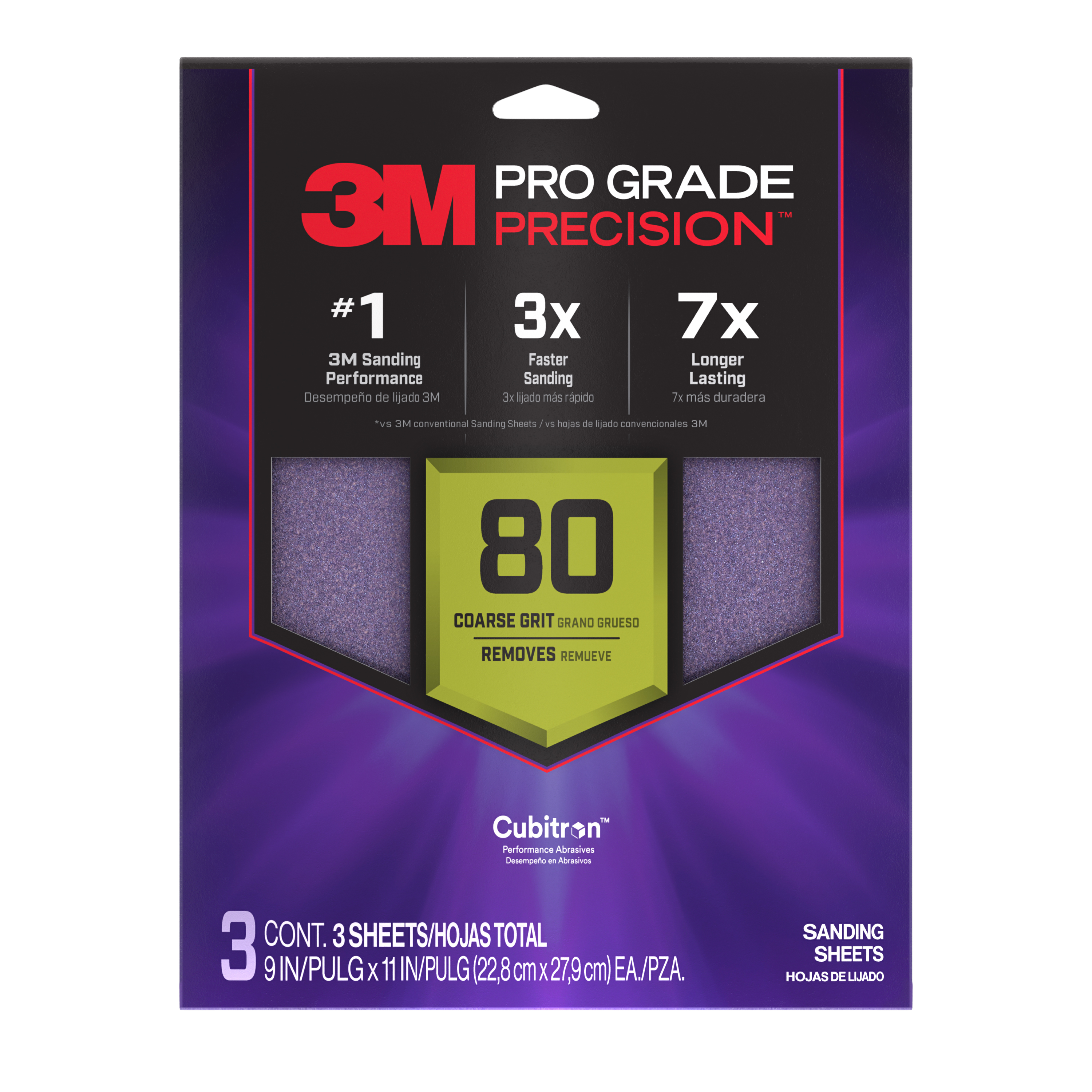 3M™ Flexible Diamond Heavy Duty QRS Cloth Sheet 6022J, M250, Pattern 21, Green, 2-3/4 in x 5 in