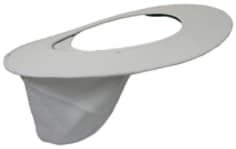 3M™ Hard Hat Canvas Brim & Neck Flap TA173, White