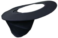 3M™ Hard Hat Canvas Brim & Neck Flap TA173, Navy Blue