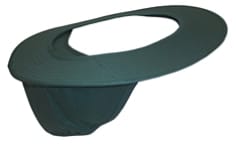 3M™ Hard Hat Canvas Brim & Neck Flap TA173, Green