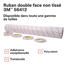 Ruban Double Face Papier 3M™ 56412