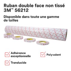 Ruban Double Face Papier 3M™ 56212