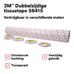 3M™ Dubbelzijdige Papieren Tape 56415