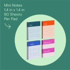 Post-it® Mini Notes NTDE-MINI-1, 1.4 in x 1.4 in (35 mm x 35 mm)