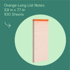 Post-it® Market Notes NTDE-48-1, 3.9 in x 7.7 in (99 mm x 195 mm)