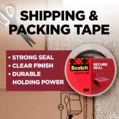 Scotch Secure Seal Packaging Tape, 3250-EF-8CC