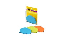 Post-it® Super Sticky Note SSS-FKU1, Assorted Colors, 50 mm x 69 mm, 30 Sheets/Pad, 3 Pads/Pack