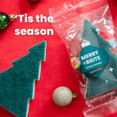 Merry + Brite Collection: Tree-Shape Sponge Season - B+ Image