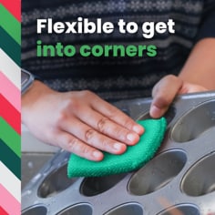 Merry + Brite Collection - Green Dobie - Flexible - B+ Image