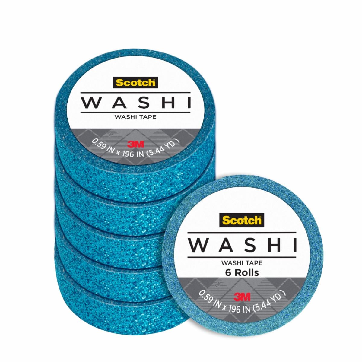 Scotch Expressions Glitter Tape C514-BLU