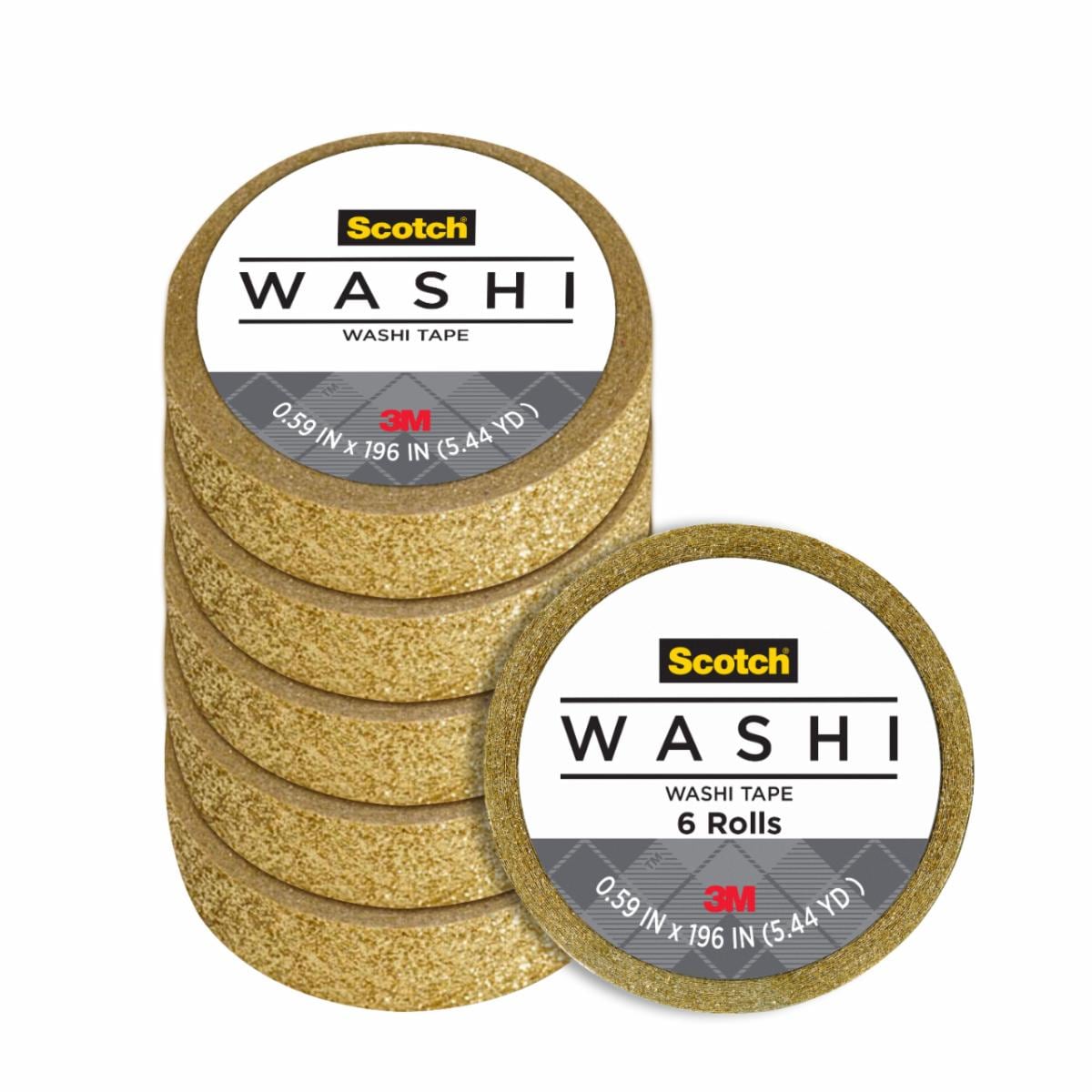 Scotch Expressions Glitter Tape C514-GLD