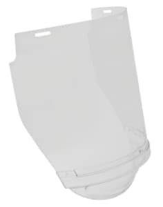 3M™ Polycarbonate Visor VV521, with Chinguard, Clear, 1.5 mm Thickness, 225 mm x 400 mm