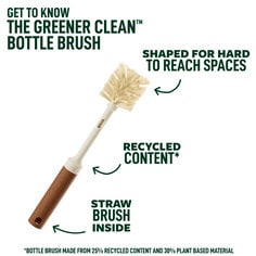 Scotch-Brite® Greener Clean™ Bottle Brush Benefits - B+ Image