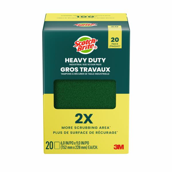 Scotch-Brite XL Heavy Duty Scour Pad 220-6X9-4L-C XL
