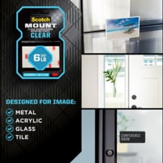Scotch® clear tape mounting 8st surfaces 2024