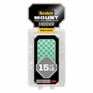 Scotch-Mount Indoor Double-Sided Mounting Squares Mega Pack 111H-SQLGMP-DC, 2 In X 2 In (5,08 Cm X 5,08 M) Ea, 60 Squares image Scotch-Mount Indoor Double-Sided Mounting Squares Mega Pack 111H-SQLGMP-DC, 2 In X 2 In (5,08 Cm X 5,08 M) Ea, 60 Squaresimage