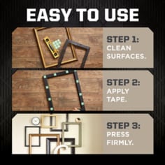 Scotch® indoor tape square 60pk steps 2024