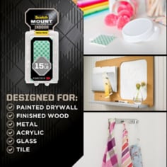 Scotch® indoor tape square 60pk surfaces 2024