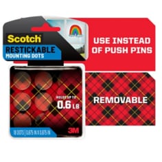 Scotch® dot restickable 18pk main burst text 2024