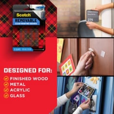 Scotch® tape clear removable 35pk surfaces 2024