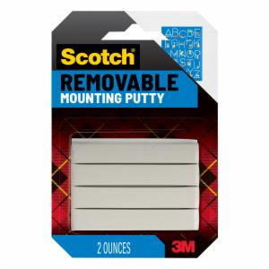 Scotch Removable Mounting Putty 860S, 2 oz. White image Scotch Removable Mounting Putty 860S, 2 oz. Whiteimage